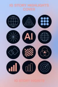 IG Story Highlights – Geometric Icon Pack