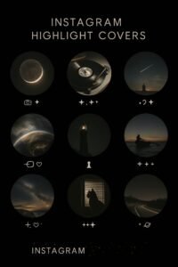 Midnight Dreams – instagram highlight covers | Pac Free